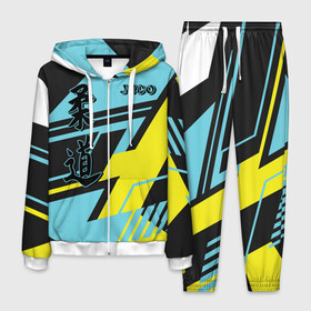 Мужской костюм 3D с принтом Judo в Ухте, 100% полиэстер | Манжеты и пояс оформлены тканевой резинкой, двухслойный капюшон со шнурком для регулировки, карманы спереди | Тематика изображения на принте: glory | guruma | judo | kata otoshi | m 1 | ufc | бой | борьба | дзюдзюцу | дзюдо | кимоно | мотивация | мягкий | приемы | путь | сила | скорость | спорт | стиль | татами | япония