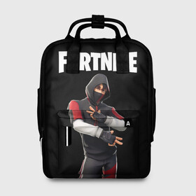 Женский рюкзак 3D с принтом FORTNITE IKONIK (КАПЮШОН) в Ухте, 100% полиэстер | лямки с регулируемой длиной, сверху ручки, чтобы рюкзак нести как сумку. Основное отделение закрывается на молнию, как и внешний карман. Внутри два дополнительных кармана, один из которых закрывается на молнию. По бокам два дополнительных кармашка, куда поместится маленькая бутылочка
 | fnchap2 | fortnite | fortnite 2 | fortnite x | ikonik | marshmello | иконик | маршмелло | фортнайт | фортнайт 2 | фортнайт глава 2
