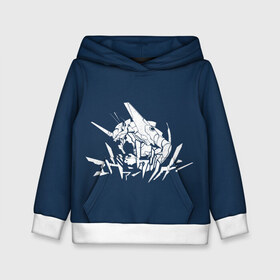 Детская толстовка 3D с принтом Evangelion в Ухте, 100% полиэстер | двухслойный капюшон со шнурком для регулировки, мягкие манжеты на рукавах и по низу толстовки, спереди карман-кенгуру с мягким внутренним слоем | Тематика изображения на принте: anime | eva | evangelion | neon genesis evangelion | аніме | аниме | анимэ | аска | ева | евангелион | рей | синдзи