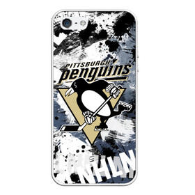 Чехол для iPhone 5/5S матовый с принтом Питтсбург Пингвинз в Ухте, Силикон | Область печати: задняя сторона чехла, без боковых панелей | hockey | nhl | penguins | pittsburgh | pittsburgh penguins | usa | нхл | пингвинз | питтсбург | питтсбург пингвинз | спорт | сша | хоккей | шайба