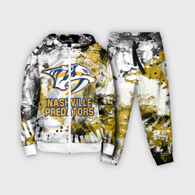 Детский костюм 3D с принтом Нэшвилл Предаторз в Ухте,  |  | hockey | nashville | nashville predators | nhl | predators | usa | нхл | нэшвилл | нэшвилл предаторз | предаторз | спорт | сша | хоккей | шайба
