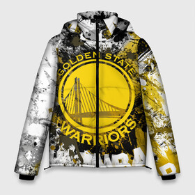 Мужская зимняя куртка 3D с принтом Голден Стэйт Уорриорз в Ухте, верх — 100% полиэстер; подкладка — 100% полиэстер; утеплитель — 100% полиэстер | длина ниже бедра, свободный силуэт Оверсайз. Есть воротник-стойка, отстегивающийся капюшон и ветрозащитная планка. 

Боковые карманы с листочкой на кнопках и внутренний карман на молнии. | golden state | nba | warriors | баскетбол | голден стэйт | голден стэйт уорриорз | нба | уорриорз