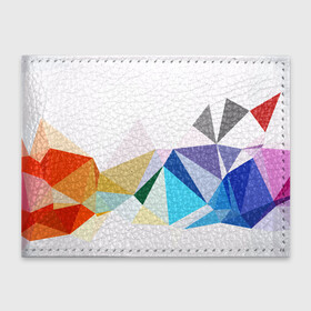 Обложка для студенческого билета GEOMETRY: в Ухте, натуральная кожа | Размер: 11*8 см; Печать на всей внешней стороне | abstract | abstraction | color | geometry | paitnt | polygon | polygonal | psy | абстракция | геометрия | краски | неоновые | полигоны | психоделика