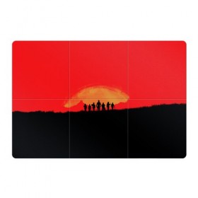 Магнитный плакат 3Х2 с принтом RDR2 Team в Ухте, Полимерный материал с магнитным слоем | 6 деталей размером 9*9 см | arthur | arthur morgan | rdr 2 | rdr2 | red dead redemption 2 | rockstar | артур | гта про дикий запад | дикий запад | ковбой | рокстар | рэд дэд редемпшн 2 | рэд дэд редемпшн два