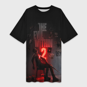 Платье-футболка 3D The Evil Within 2: в Ухте,  |  | castellanos | psychobreak | sebastian | the evil within | зло внутри | кастелланос | психо разрыв