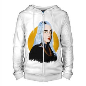 Мужская толстовка 3D на молнии с принтом Billie Eilish в Ухте, 100% полиэстер | длина до линии бедра, манжеты и пояс оформлены мягкой тканевой резинкой, двухслойный капюшон со шнурком для регулировки, спереди молния, по бокам два кармана | bad | billie | boy | boys | eilish | girl | girls | music | pop | rap | sad | trend | билли | грустно | девочка | девочки | девушка | мальчик | музыка | поп | рэп | тренд | эйлиш