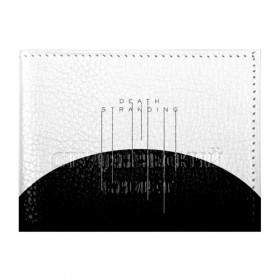 Обложка для студенческого билета с принтом DEATH STRANDING в Ухте, натуральная кожа | Размер: 11*8 см; Печать на всей внешней стороне | death stranding | kojima | kojima productions | кодзима | мадс микельсон | норман ридус