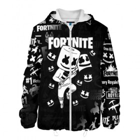 Мужская куртка 3D с принтом FORTNITE MARSHMELLO в Ухте, ткань верха — 100% полиэстер, подклад — флис | прямой крой, подол и капюшон оформлены резинкой с фиксаторами, два кармана без застежек по бокам, один большой потайной карман на груди. Карман на груди застегивается на липучку | fnchap2 | fortnite | fortnite 2 | fortnite x | marshmello | ninja | ninja hyper streamer | ninja streamer | streamer | tyler blevins | маршмелло | ниндзя | фортнайт | фортнайт 2 | фортнайт глава 2