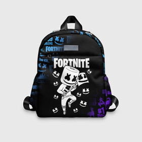 Детский рюкзак 3D с принтом FORTNITE MARSHMELLO в Ухте, 100% полиэстер | лямки с регулируемой длиной, сверху петелька, чтобы рюкзак можно было повесить на вешалку. Основное отделение закрывается на молнию, как и внешний карман. Внутри дополнительный карман. По бокам два дополнительных кармашка | fnchap2 | fortnite | fortnite 2 | fortnite x | marshmello | ninja | ninja hyper streamer | ninja streamer | streamer | tyler blevins | маршмелло | ниндзя | фортнайт | фортнайт 2 | фортнайт глава 2