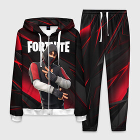 Мужской костюм 3D с принтом FORTNITE X IKONIK в Ухте, 100% полиэстер | Манжеты и пояс оформлены тканевой резинкой, двухслойный капюшон со шнурком для регулировки, карманы спереди | fnchap2 | fortnite | fortnite 2 | fortnite x | marshmello | ninja | ninja hyper streamer | ninja streamer | streamer | tyler blevins | маршмелло | ниндзя | фортнайт | фортнайт 2 | фортнайт глава 2