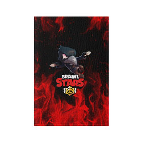 Обложка для паспорта матовая кожа BRAWL STARS CROW: в Ухте, натуральная матовая кожа | размер 19,3 х 13,7 см; прозрачные пластиковые крепления | brawl stars | bull | colt | crow | leon | stars | берли | бо | брок | ворон | джесси | динамайк | дэррил | кольт | леон | мортис | нита | пайпер | пенни | поко | пэм | рикошет | спайк | фрэнк | шелли | эль примо