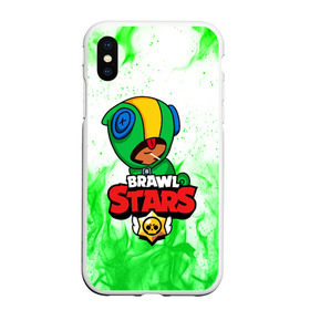 Чехол для iPhone XS Max матовый BRAWL STARS LEON: в Ухте, Силикон | Область печати: задняя сторона чехла, без боковых панелей | brawl stars | bull | colt | crow | leon | stars | берли | бо | брок | ворон | джесси | динамайк | дэррил | кольт | леон | мортис | нита | пайпер | пенни | поко | пэм | рикошет | спайк | фрэнк | шелли | эль примо