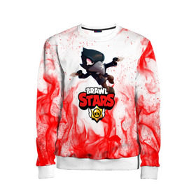 Детский свитшот 3D с принтом BRAWL STARS в Ухте, 100% полиэстер | свободная посадка, прямой крой, мягкая тканевая резинка на рукавах и понизу свитшота | brawl stars | bull | colt | crow | leon | stars | берли | бо | брок | ворон | джесси | динамайк | дэррил | кольт | леон | мортис | нита | пайпер | пенни | поко | пэм | рикошет | спайк | фрэнк | шелли | эль примо