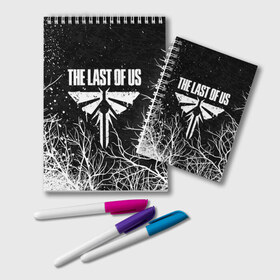 Блокнот с принтом THE LAST OF US в Ухте, 100% бумага | 48 листов, плотность листов — 60 г/м2, плотность картонной обложки — 250 г/м2. Листы скреплены удобной пружинной спиралью. Цвет линий — светло-серый
 | Тематика изображения на принте: cicadas | fireflies | naughty dog | the last of us | the last of us part 2 | tlou | tlou2 | джоэл | ласт оф ас | одни из нас | последние из нас | цикады | элли