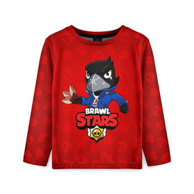 Детский лонгслив 3D BRAWL STARS CROW: в Ухте, 100% полиэстер | длинные рукава, круглый вырез горловины, полуприлегающий силуэт
 | brawl stars | bull | colt | crow | leon | stars | берли | бо | брок | ворон | джесси | динамайк | дэррил | кольт | леон | мортис | нита | пайпер | пенни | поко | пэм | рикошет | спайк | фрэнк | шелли | эль примо