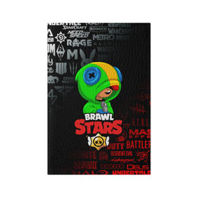 Обложка для паспорта матовая кожа BRAWL STARS LEON: в Ухте, натуральная матовая кожа | размер 19,3 х 13,7 см; прозрачные пластиковые крепления | brawl stars | bull | colt | crow | leon | stars | берли | бо | брок | ворон | джесси | динамайк | дэррил | кольт | леон | мортис | нита | пайпер | пенни | поко | пэм | рикошет | спайк | фрэнк | шелли | эль примо