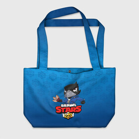 Пляжная сумка 3D BRAWL STARS CROW: в Ухте, 100% полиэстер | застегивается на металлическую кнопку; внутренний карман застегивается на молнию. Стенки укреплены специальным мягким материалом, чтобы защитить содержимое от несильных ударов
 | brawl stars | bull | colt | leon | stars | берли | бо | брок | джесси | динамайк | дэррил | кольт | леон | морти | нита | пайпер | пенни | поко | пэм | рикошет | спайк | фрэнк | шелли | эль примо