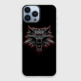 Чехол для iPhone 13 Pro Max с принтом Медальон Волка в Ухте,  |  | Тематика изображения на принте: the witcher | wolf | белый | ведьмак | волк | волка | геральд | геральт | игра | из ривии | йеннифэр | ласточка | медальон | монстр | монстры | мутант | плотва | сериал | трисс | цири | цирилла | школа