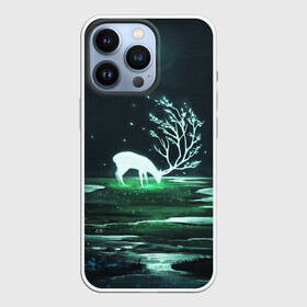 Чехол для iPhone 13 Pro с принтом ОЛЕНЬ в Ухте,  |  | Тематика изображения на принте: star | stars | texture | вечер | вечерние иллюстрации | звезда | звезды | ночной пейзаж | ночные | ночь | природа | прогулки | текстуры
