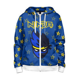 Детская толстовка 3D на молнии с принтом FORTNITE NINJA в Ухте, 100% полиэстер |  манжеты и пояс оформлены широкой мягкой резинкой, двухслойный капюшон со шнурком для регулировки, спереди карманы и застежка-молния
 | fnchap2 | fortnite | fortnite 2 | fortnite x | marshmello | ninja | ninja hyper streamer | ninja streamer | streamer | tyler blevins | маршмелло | ниндзя | фортнайт | фортнайт 2 | фортнайт глава 2