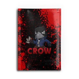 Обложка для автодокументов с принтом Brawl Stars CROW в Ухте, натуральная кожа |  размер 19,9*13 см; внутри 4 больших “конверта” для документов и один маленький отдел — туда идеально встанут права | brawl | brawl stars | crow | leon | stars | бравл | бравл старс | браво старс | ворон | ворона | игра | компьютерная | кров | леон | онлайн | старс