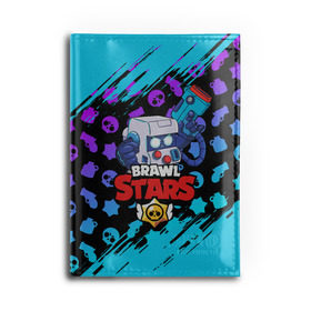 Обложка для автодокументов с принтом BRAWL STARS 8-BIT в Ухте, натуральная кожа |  размер 19,9*13 см; внутри 4 больших “конверта” для документов и один маленький отдел — туда идеально встанут права | 8 bit | 8 бит | brawl stars | bull | colt | crow | leon | leon shark | shark | stars | акула | берли | ворон | динамайк | кольт | леон | леон акула | нита | спайк | шелли | эль примо