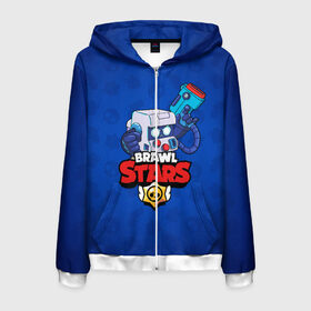 Мужская толстовка 3D на молнии с принтом BRAWL STARS 8-BIT в Ухте, 100% полиэстер | длина до линии бедра, манжеты и пояс оформлены мягкой тканевой резинкой, двухслойный капюшон со шнурком для регулировки, спереди молния, по бокам два кармана | 8 bit | 8 бит | brawl stars | bull | colt | crow | leon | leon shark | shark | stars | акула | берли | ворон | динамайк | кольт | леон | леон акула | нита | спайк | шелли | эль примо
