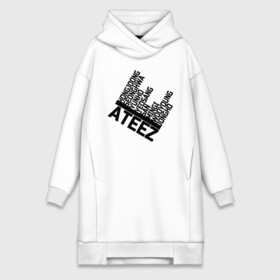Платье-худи хлопок с принтом Ateez в Ухте,  |  | ateez | atiny | destiny | k pop | kpop | kq fellaz | атеез | атез | атэз | ёсан | к поп | кпоп | минки | сан | сонхва | тин поп | уён | хонджун | чонхо | эйтиз | эйтини | юнхо