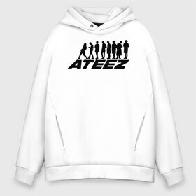 Мужское худи Oversize хлопок с принтом Ateez в Ухте, френч-терри — 70% хлопок, 30% полиэстер. Мягкий теплый начес внутри —100% хлопок | боковые карманы, эластичные манжеты и нижняя кромка, капюшон на магнитной кнопке | ateez | atiny | destiny | k pop | kpop | kq fellaz | атеез | атез | атэз | ёсан | к поп | кпоп | минки | сан | сонхва | тин поп | уён | хонджун | чонхо | эйтиз | эйтини | юнхо