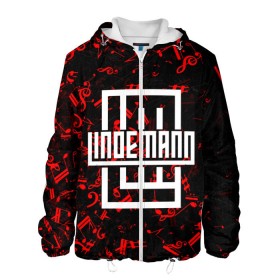 Мужская куртка 3D с принтом LINDEMANN в Ухте, ткань верха — 100% полиэстер, подклад — флис | прямой крой, подол и капюшон оформлены резинкой с фиксаторами, два кармана без застежек по бокам, один большой потайной карман на груди. Карман на груди застегивается на липучку | f and m. | lindemann | lindemann auf | lindemann steh | skills in | steh auf | steh auf lindemann | линдеманн | тилль линдеманн