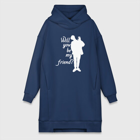 Платье-худи хлопок с принтом Will you be my friend в Ухте,  |  | ateez | atiny | destiny | k pop | kpop | kq fellaz | атеез | атез | атэз | ёсан | к поп | кпоп | минки | сан | сонхва | тин поп | уён | хонджун | чонхо | эйтиз | эйтини | юнхо