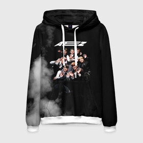 Мужская толстовка 3D с принтом Ateez в Ухте, 100% полиэстер | двухслойный капюшон со шнурком для регулировки, мягкие манжеты на рукавах и по низу толстовки, спереди карман-кенгуру с мягким внутренним слоем. | ateez | atiny | destiny | k pop | kpop | kq fellaz | атеез | атез | атэз | ёсан | к поп | кпоп | минки | сан | сонхва | тин поп | уён | хонджун | чонхо | эйтиз | эйтини | юнхо