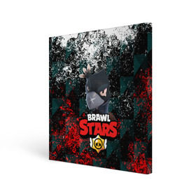 Холст квадратный с принтом BRAWL STARS CROW в Ухте, 100% ПВХ |  | android | brawl stars | crow | games | leon | mobile game | stars | бравл старс | ворон | игры | леон | мобильные игры