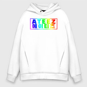 Мужское худи Oversize хлопок с принтом Ateez в Ухте, френч-терри — 70% хлопок, 30% полиэстер. Мягкий теплый начес внутри —100% хлопок | боковые карманы, эластичные манжеты и нижняя кромка, капюшон на магнитной кнопке | ateez | atiny | destiny | k pop | kpop | kq fellaz | атеез | атез | атэз | ёсан | к поп | кпоп | минки | сан | сонхва | тин поп | уён | хонджун | чонхо | эйтиз | эйтини | юнхо