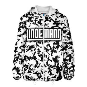 Мужская куртка 3D с принтом Lindemann в Ухте, ткань верха — 100% полиэстер, подклад — флис | прямой крой, подол и капюшон оформлены резинкой с фиксаторами, два кармана без застежек по бокам, один большой потайной карман на груди. Карман на груди застегивается на липучку | lindemann | metall | till | линдеманн | металл | тиль | тиль линдеманн
