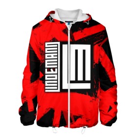 Мужская куртка 3D с принтом Lindemann в Ухте, ткань верха — 100% полиэстер, подклад — флис | прямой крой, подол и капюшон оформлены резинкой с фиксаторами, два кармана без застежек по бокам, один большой потайной карман на груди. Карман на груди застегивается на липучку | lindemann | metall | till | линдеманн | металл | тиль | тиль линдеманн