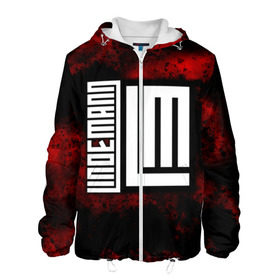 Мужская куртка 3D с принтом Lindemann в Ухте, ткань верха — 100% полиэстер, подклад — флис | прямой крой, подол и капюшон оформлены резинкой с фиксаторами, два кармана без застежек по бокам, один большой потайной карман на груди. Карман на груди застегивается на липучку | lindemann | metall | till | линдеманн | металл | тиль | тиль линдеманн