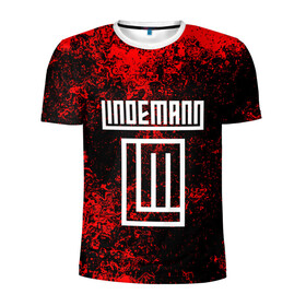 Мужская футболка 3D спортивная с принтом LINDEMANN в Ухте, 100% полиэстер с улучшенными характеристиками | приталенный силуэт, круглая горловина, широкие плечи, сужается к линии бедра | Тематика изображения на принте: industrial | metal | paul l | rammstein | till lindemann | альтернативный рок | германия | кристиан лоренц | музыка | немцы | оливер ридель | пауль ландерс | рихард круспе | рок | тилль линдеманн