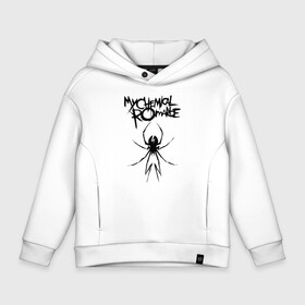 Детское худи Oversize хлопок с принтом My Chemical Romance в Ухте, френч-терри — 70% хлопок, 30% полиэстер. Мягкий теплый начес внутри —100% хлопок | боковые карманы, эластичные манжеты и нижняя кромка, капюшон на магнитной кнопке | gerard way | mcr | my chemical romance | альтернативный | группа | джерард уэй | май кемикал романс | мкр | мой химический роман | мхр | мцр | панк | поп | поппанк | рок | рэй торо