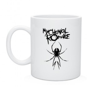 Кружка с принтом My Chemical Romance в Ухте, керамика | объем — 330 мл, диаметр — 80 мм. Принт наносится на бока кружки, можно сделать два разных изображения | gerard way | mcr | my chemical romance | альтернативный | группа | джерард уэй | май кемикал романс | мкр | мой химический роман | мхр | мцр | панк | поп | поппанк | рок | рэй торо