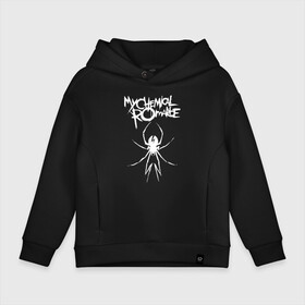 Детское худи Oversize хлопок с принтом My Chemical Romance в Ухте, френч-терри — 70% хлопок, 30% полиэстер. Мягкий теплый начес внутри —100% хлопок | боковые карманы, эластичные манжеты и нижняя кромка, капюшон на магнитной кнопке | gerard way | mcr | my chemical romance | альтернативный | группа | джерард уэй | май кемикал романс | мкр | мой химический роман | мхр | мцр | панк | поп | поппанк | рок | рэй торо