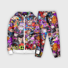 Детский костюм 3D с принтом BRAWL STARS ВСЕ ПЕРСОНАЖИ в Ухте,  |  | brawl stars | brawl stars 8 bit | brawl stars crow | brawl stars crow phoenix | brawl stars leon | brawl stars leon shark | brawl stars robot spike | brawl stars spike | бравл старс | бравла старс | браво старс | персонажи brawl stars