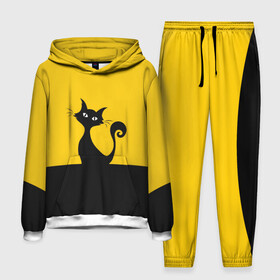 Мужской костюм 3D (с толстовкой) с принтом Гордый кот. в Ухте,  |  | Тематика изображения на принте: cat | гордый | гордый кот | кот | котэ | котяра | силуэт