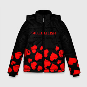Зимняя куртка для мальчиков 3D с принтом Billie Eilish в Ухте, ткань верха — 100% полиэстер; подклад — 100% полиэстер, утеплитель — 100% полиэстер | длина ниже бедра, удлиненная спинка, воротник стойка и отстегивающийся капюшон. Есть боковые карманы с листочкой на кнопках, утяжки по низу изделия и внутренний карман на молнии. 

Предусмотрены светоотражающий принт на спинке, радужный светоотражающий элемент на пуллере молнии и на резинке для утяжки | billie eilish | надпись | сердечки | сердца