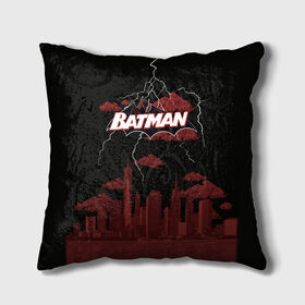 Подушка 3D с принтом Batman в Ухте, наволочка – 100% полиэстер, наполнитель – холлофайбер (легкий наполнитель, не вызывает аллергию). | состоит из подушки и наволочки. Наволочка на молнии, легко снимается для стирки | batman | batman vs superman | bruce wayne | gotham | justice league | shtatbat | бэтмен | бэтмэн | супермен | супс