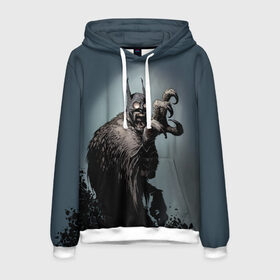 Мужская толстовка 3D с принтом Batman Court of Owls в Ухте, 100% полиэстер | двухслойный капюшон со шнурком для регулировки, мягкие манжеты на рукавах и по низу толстовки, спереди карман-кенгуру с мягким внутренним слоем. | batman | batman vs superman | bruce wayne | gotham | justice league | shtatbat