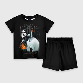 Детский костюм с шортами 3D с принтом Death Stranding в Ухте,  |  | death stranding | kojima | игры | хидэо кодзима