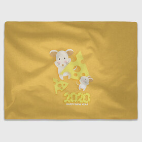 Плед 3D 2020 - год крысы: в Ухте, 100% полиэстер | закругленные углы, все края обработаны. Ткань не мнется и не растягивается |