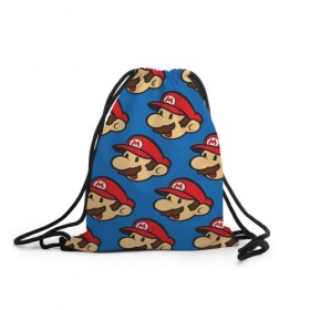 Рюкзак-мешок 3D с принтом MARIO EXCLUSIVE в Ухте, 100% полиэстер | плотность ткани — 200 г/м2, размер — 35 х 45 см; лямки — толстые шнурки, застежка на шнуровке, без карманов и подкладки | concept art | enemies | first level | fungus | game art | kirbys adventure | luigi’s mansion | mario | mario bros | minimalism | pixels | super mario | super mario 2 | марио