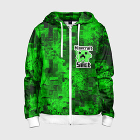 Детская толстовка 3D на молнии Minecraft: в Ухте, 100% полиэстер |  манжеты и пояс оформлены широкой мягкой резинкой, двухслойный капюшон со шнурком для регулировки, спереди карманы и застежка-молния
 | game | minecraft | mojang ab | sect | игра | инди | майнкрафт | майнкрафт секта | секта